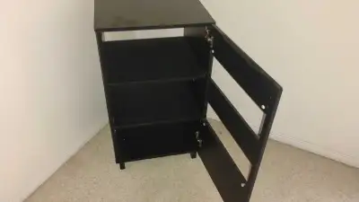 two end tables  with doors, View more