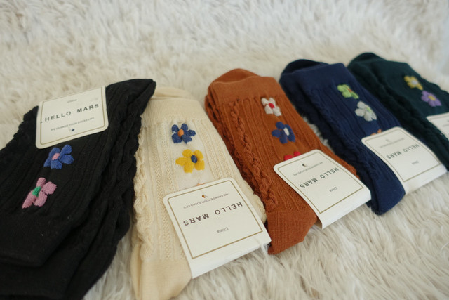 Vibrant Floral Socks – Exclusive Offer  in Women's - Other in Burnaby/New Westminster