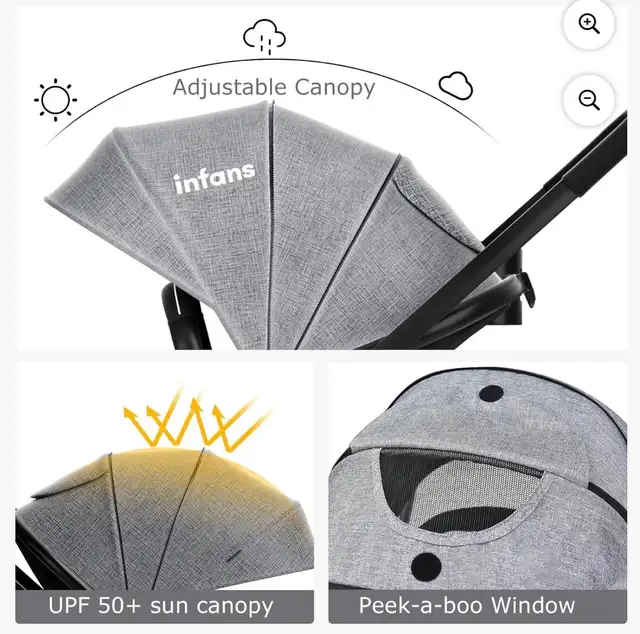 infans baby/toddler stroller in Strollers, Carriers & Car Seats in Barrie - Image 5