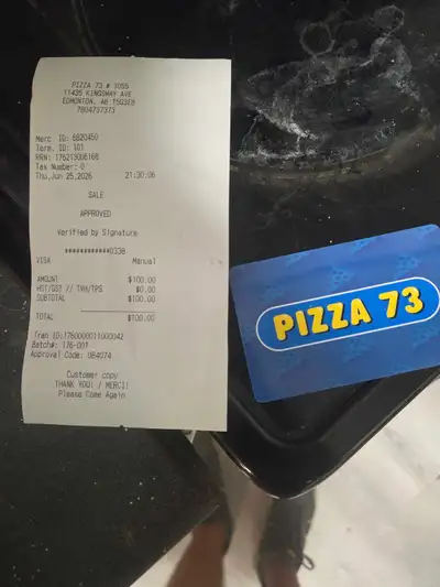 Pizza 73 Gift Card, View more