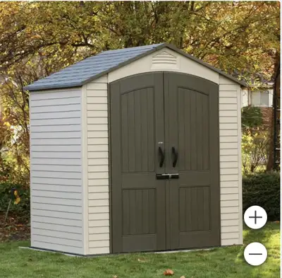 Lifetime 7 ft. x 4.5 ft. Outdoor Storage Shed, View more