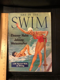 RARE Get in the swim, Eleanor Holm and Johnny Weissmuller