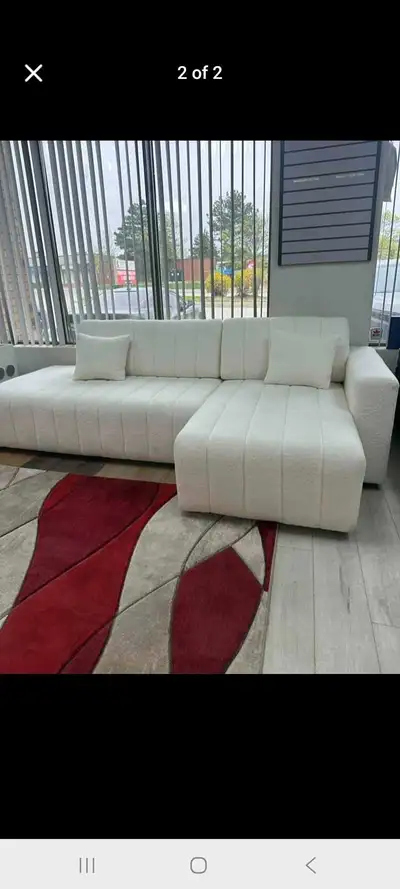 Bouclé Sectional Sofa + Cousins , View more