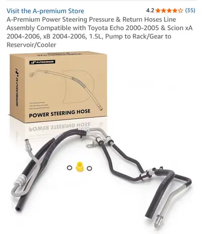 Power Steering Pressure & Return HosesToyota Scion, View more