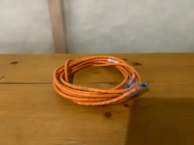 10 Foot Orange Cat6 Network Cable, View more
