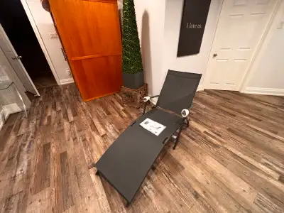 Outdoor recliner folding chair brand new., View more