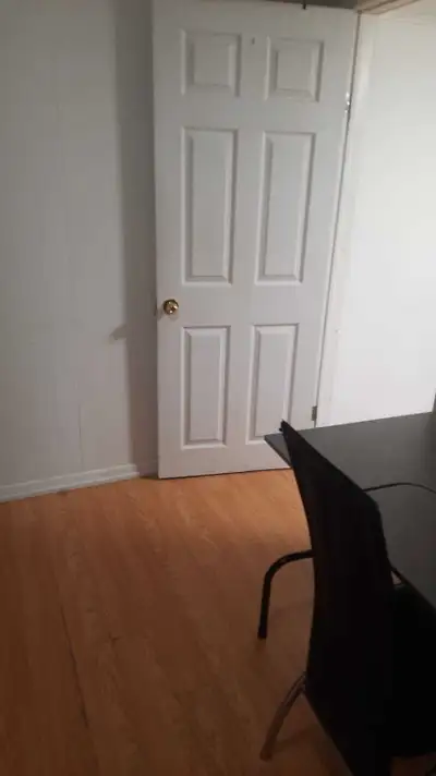 Private room in the basement with shared washroom and kitchen at Birchmount and St. Clair. Partly fu...