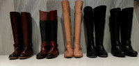 Set of 5 tall boots women's