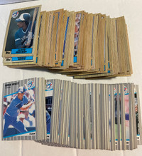 Large stack of 87 and 89 Blue Jays baseball cards