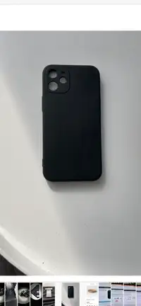 New iPhone 12 mini case black 