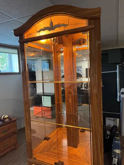 Glass China Corner Cabinet, View more