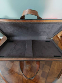 Vintage leather briefcase