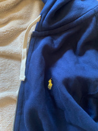 XXL Polo zip up hoodie (Navy)