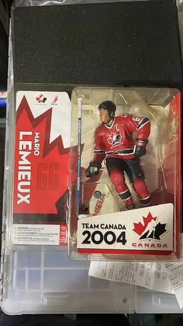 Have the following McFarlane NHL Team Canada figures for sale Team Canada 4 pack 2002 Lindros,Brodeu...