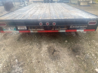 2020, 16 foot flat deck trailer 