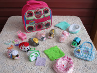 Collection of Zhu Zhu Pets, &amp; Accessories &amp; Case