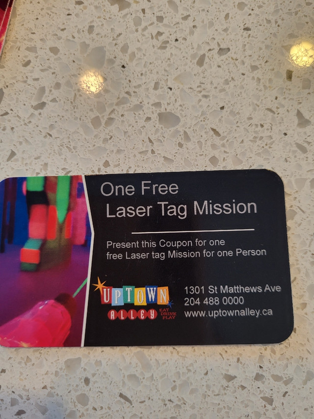 10 laser tag rounds in Other in Winnipeg