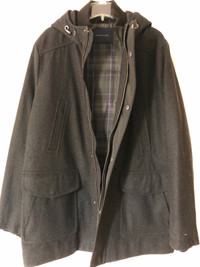 Tommy Hilfiger Men's Charcoal Coat
