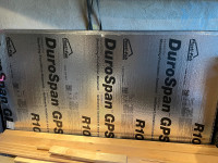 6 full sheets Durospan GPS R10 96”x48 insulation ” 