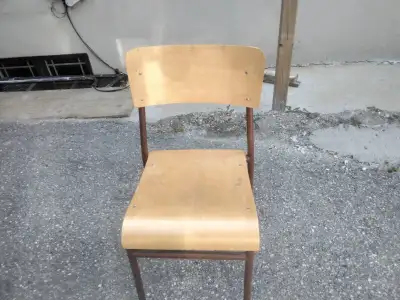 CHAIRS -- VINTAGE SCHOOL  CHAIRS 1960'S, View more