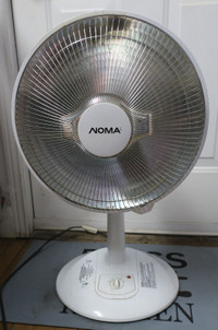 $60 Noma oscillating pedestal parabolic radiant space heater