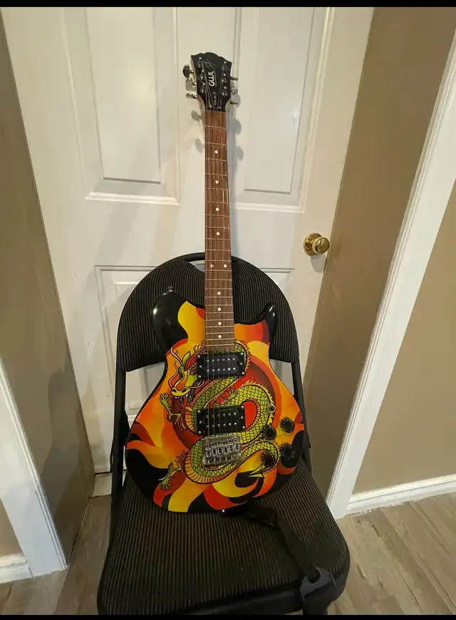 Washburn “Vince Neil” signatured Dragon guitar for sale in Guitars in Oakville / Halton Region - Image 3