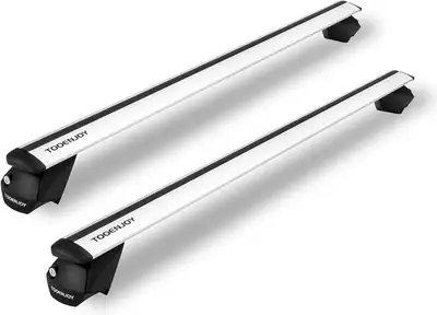 TOOENJOY 53" Universal Roof Rack Cross Bar (Silver) THIS ITEM IS NEW IN A BOX TOOENJOY 53" Universal...