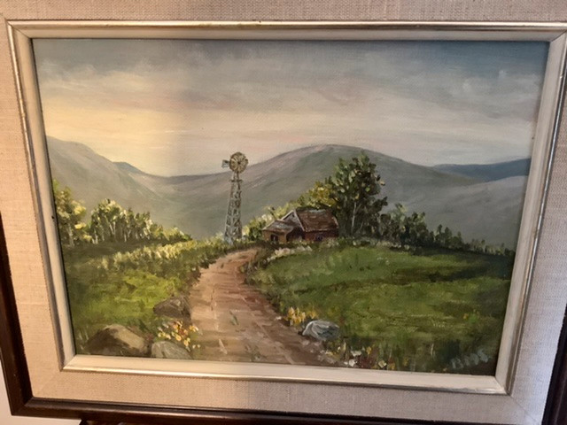Vintage Landscape Oil Painting by Artist Barbara Savage in Arts & Collectibles in Belleville - Image 3