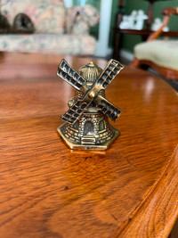 Vintage Windmill Brass Bell $10