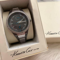 Kenneth Cole Women's KC4628 Crystal Stones Bezel Watch 