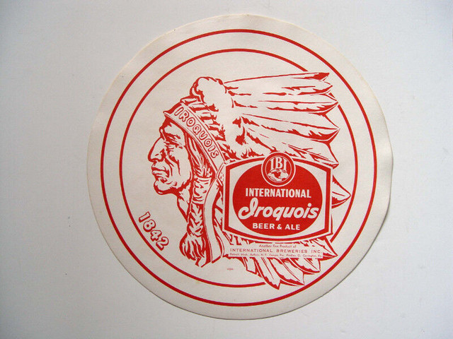 Original Vintage Iroquois Indian Beer Tray Liners in Arts & Collectibles in St. Catharines