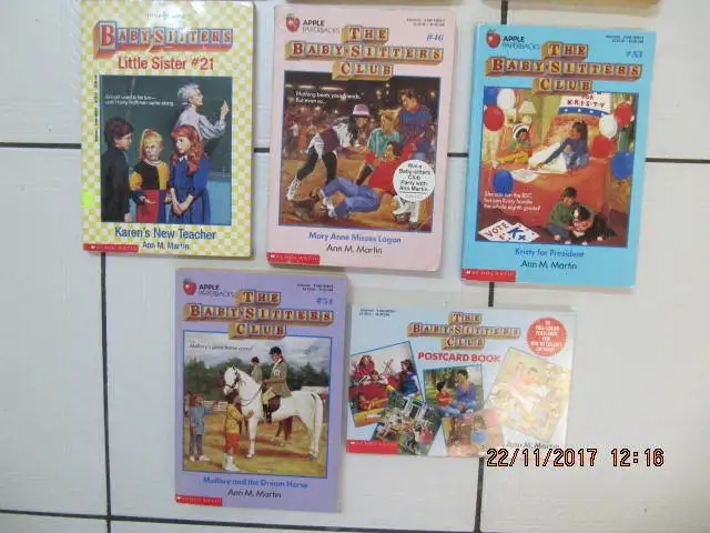 Classic Ann M. Martin The Baby Sitters Club 8pc Book Lot Cir1991 in Arts & Collectibles in Mississauga / Peel Region - Image 4