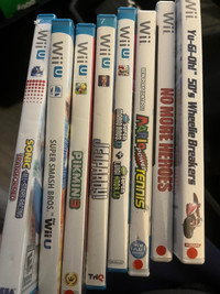 8 Wii/Wii u games