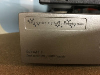 VCR DCT 3416 I Motorola Dual Turner VCR