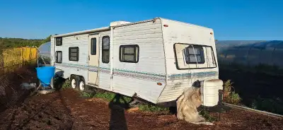 Selling my RV trailer as-is . I don’t have detailed information about the model or condition, but it...