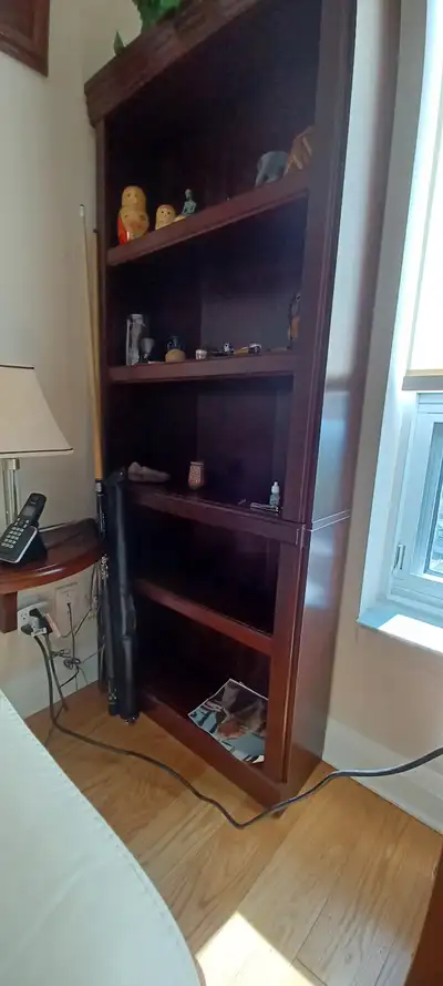 Sauder cherry display cabinet, View more
