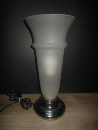 Glass table/desk lamp
