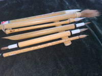 Bamboo Japanese Calligraphy & Oriental Art Brushes