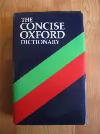 The Concise Oxford Dictionary - 7th Edition hardcover