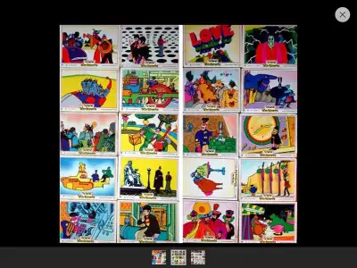 Beatles 1968 Anglo Yellow Sub Cards - complete set, View more