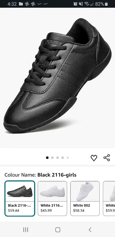 Black Cheer and Work shoes , View more