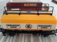 Train électrique wagon HO BEMO Cargo