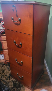 Wooden locking File cabinet