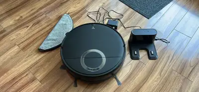 Robot Vacuum and Mop Combo, 2 in 1 Mopping Robot Vacuum Cleaner with Schedule, Wi-Fi/App/Remote, 200...