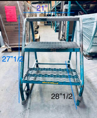 Rolling Ladder. 3-Step $95 each. 2 ladders available