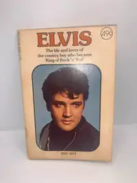 Elvis Mini Biography Book, 1977, Dell Publishing