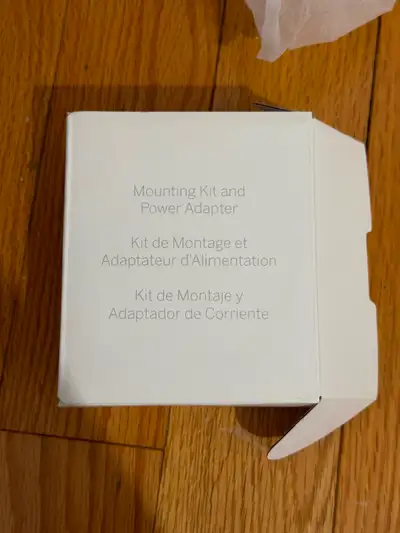 Nanit mounting kit and power adapter never used, View more