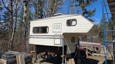 3-way fridge, furnace, bathroom and toilet with holding tank, sink and water tank, 3-burner stove. I...