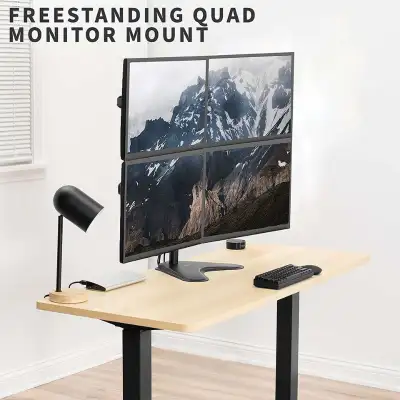 VIVO Quad 13 to 30 inch Monitor Free-Standing Mount, Fully Adjus, View more