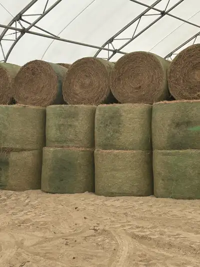 round bales of hay , View more
